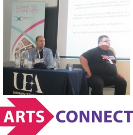 Mikey Reynolds and Dominic Steel, Arts Connect Ambassadors